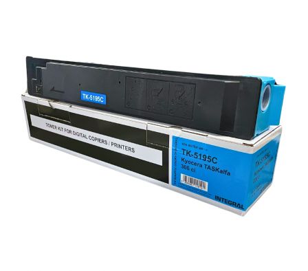 CARTUCHO DE TONER KYOCERA TK-5195 CYAN marca INTEGRAL